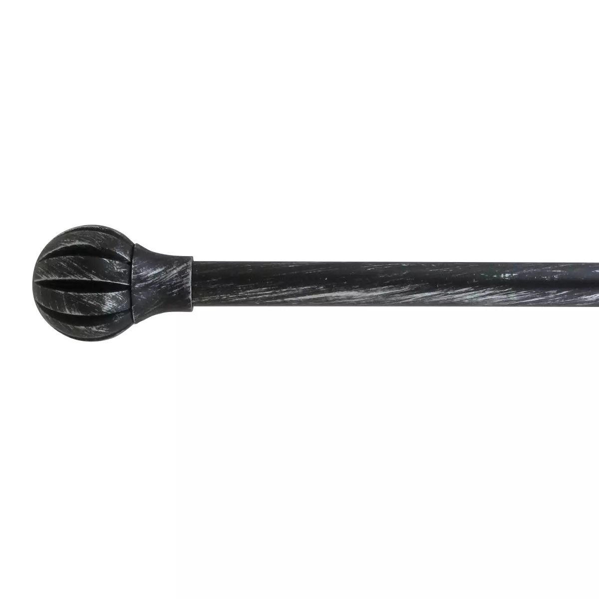 Kit para barra extensible (L120 - L210 cm / D19 mm) Touch of zen Negro 1