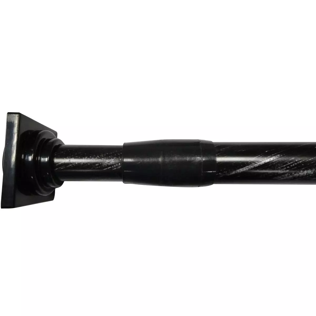 Gardinenstange zum Klemmen (L200 cm) Carré Schwarz - Vorhangstangen und Zubehör