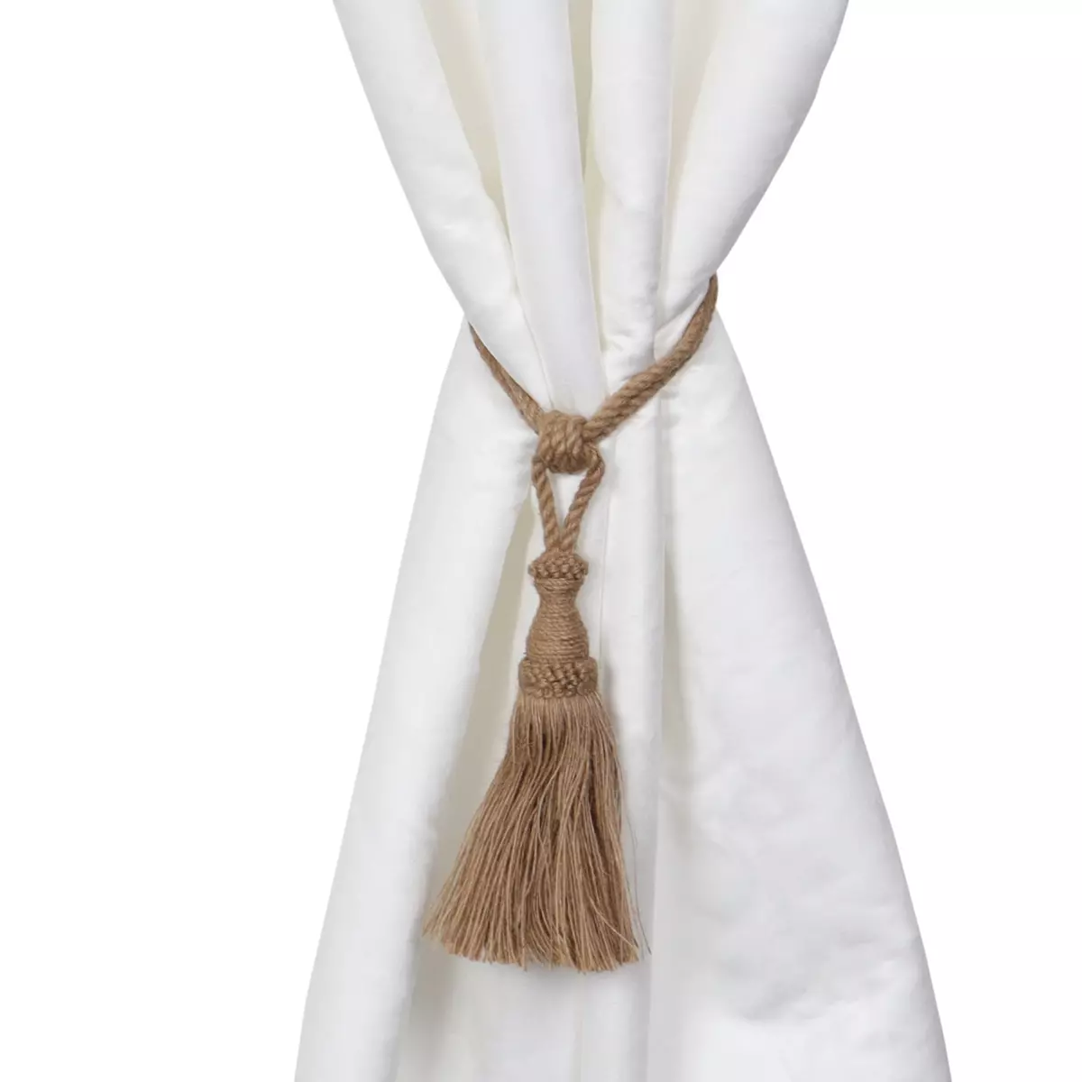 Raffhalter Vorhang jute Alienor Beige