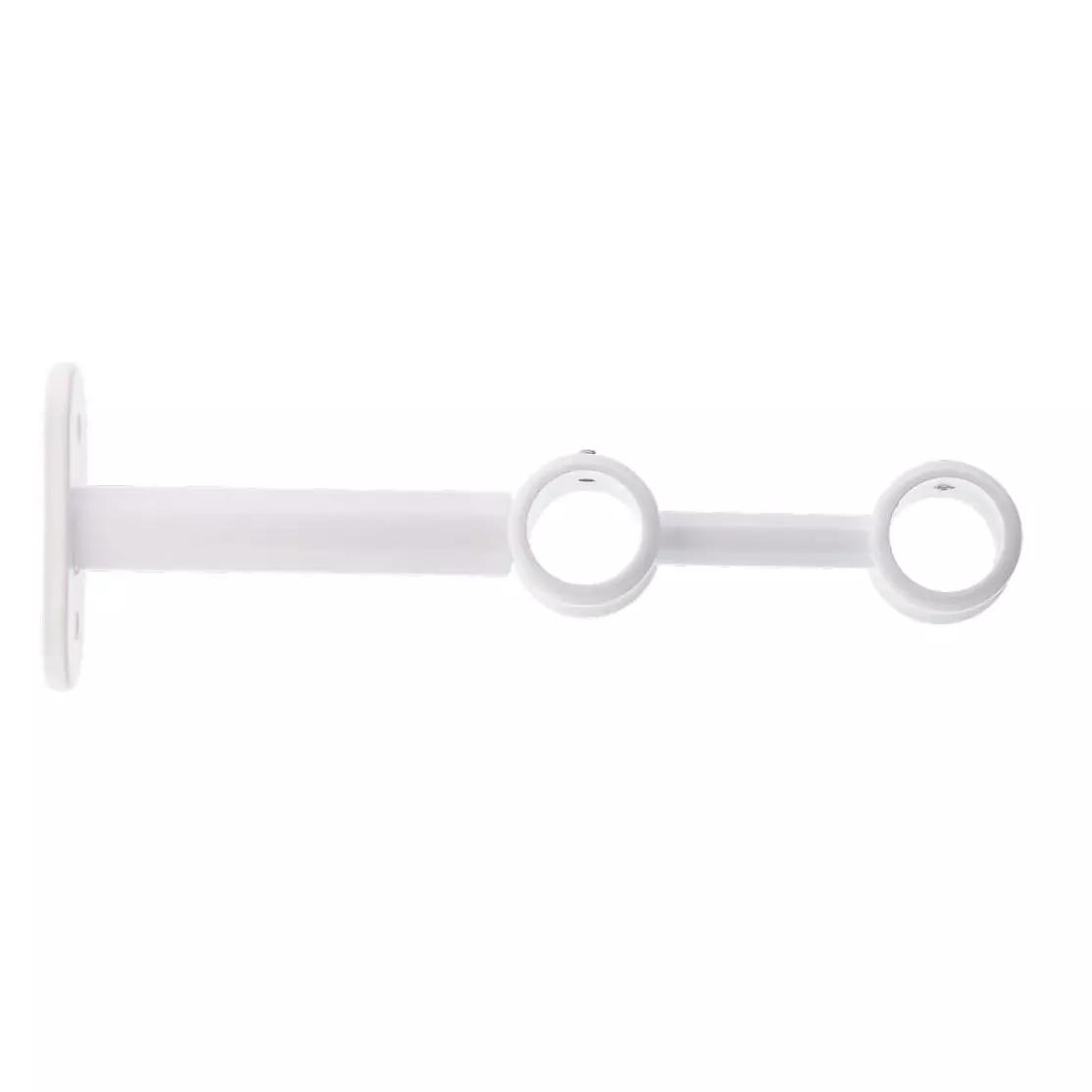 Soporte para barra doble (L150 / D20) Jim Blanco mate 2