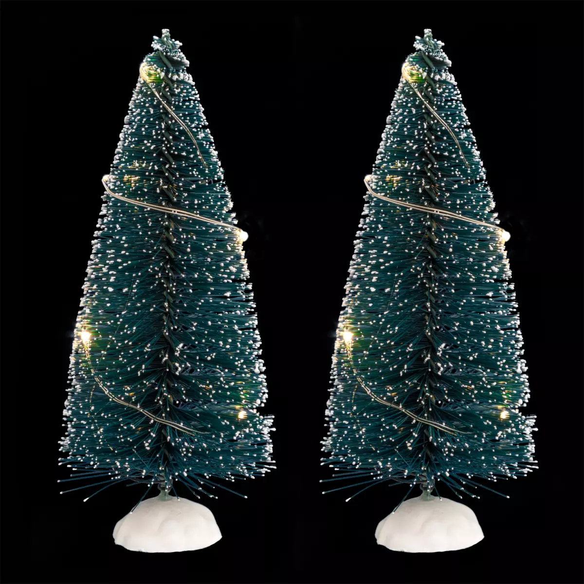 LED Tannen-Set für Weihnachtsdorf Warmweiß 1