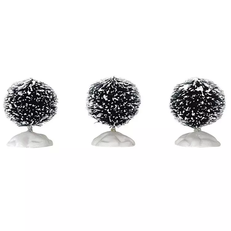 Accessori Lemax Set di 3 alberelli rotondi