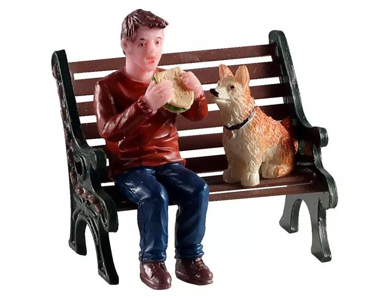 Personages Lemax Lunchpauze