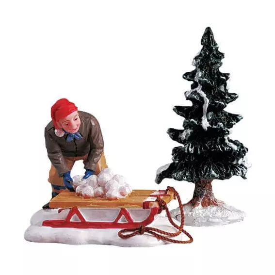 Personaggi Lemax Bataille de boules de neige