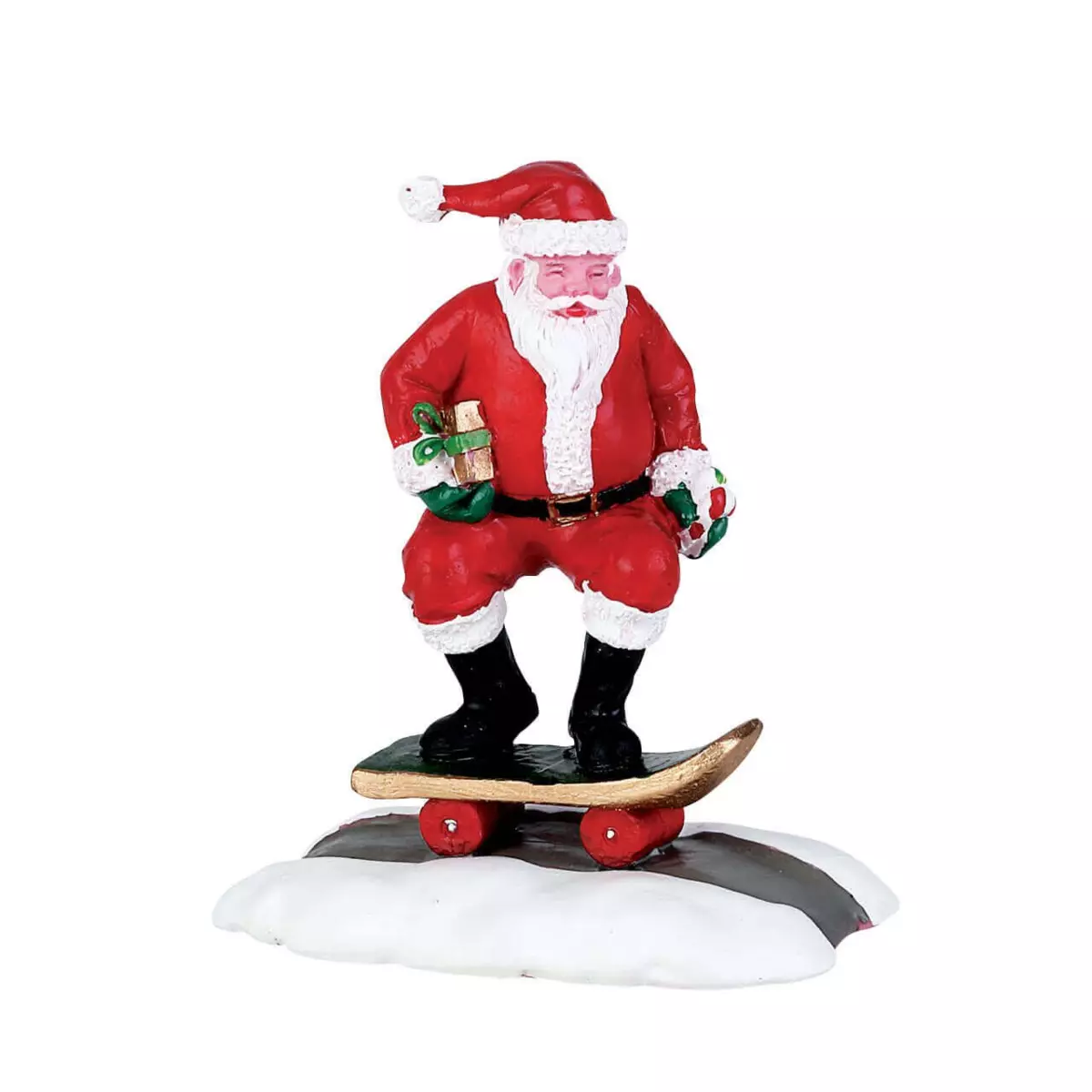 Personaggio Lemax Babo Natale in  skate