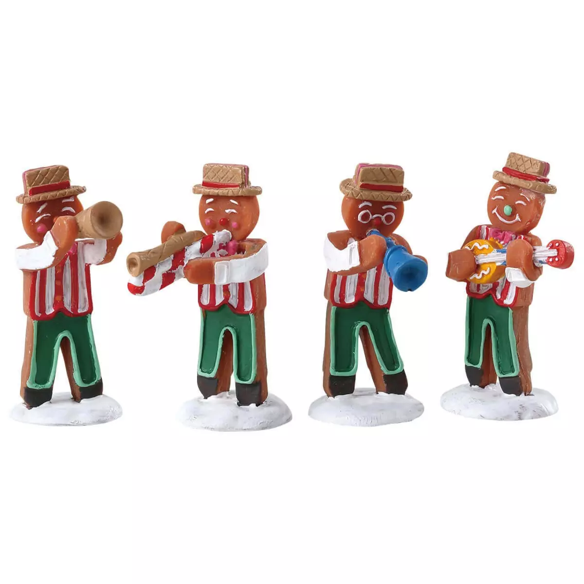 Personnages Lemax Musiciens de Jazz
