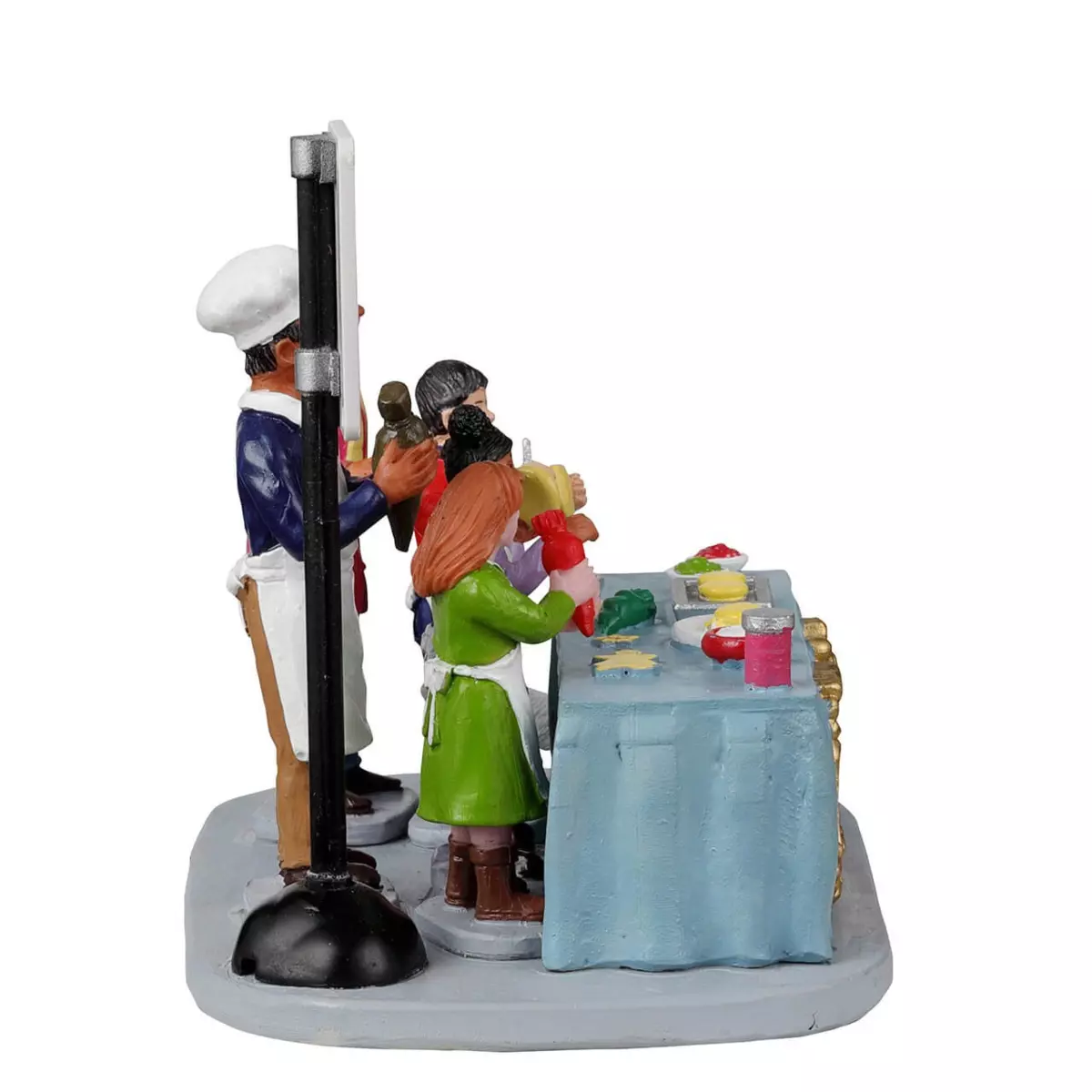 Personnages Lemax Atellier de décoration de biscuits