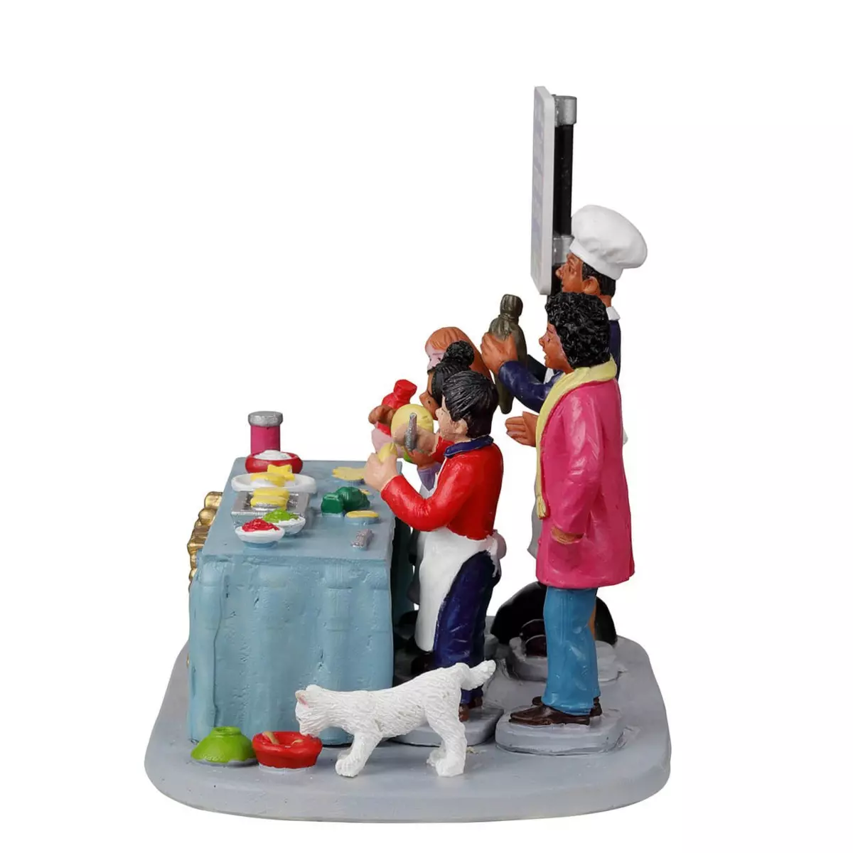 Personnages Lemax Atellier de décoration de biscuits