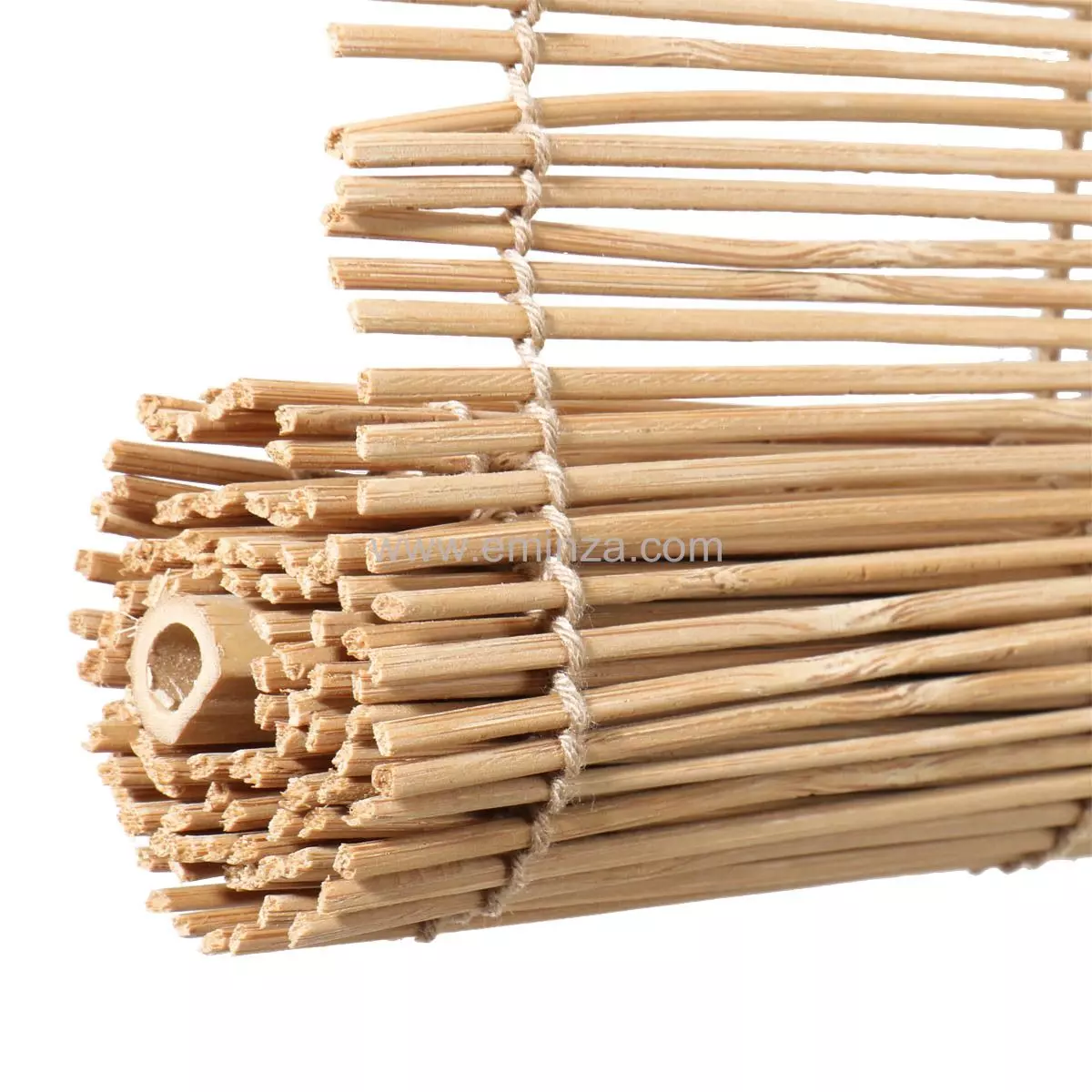 Rolgordijn Bamboestroken (90 x 180 cm) Bambou Naturel 4