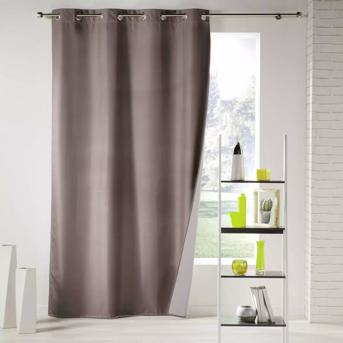 Rideau thermique (140 x 260 cm) Icemount Taupe 1
