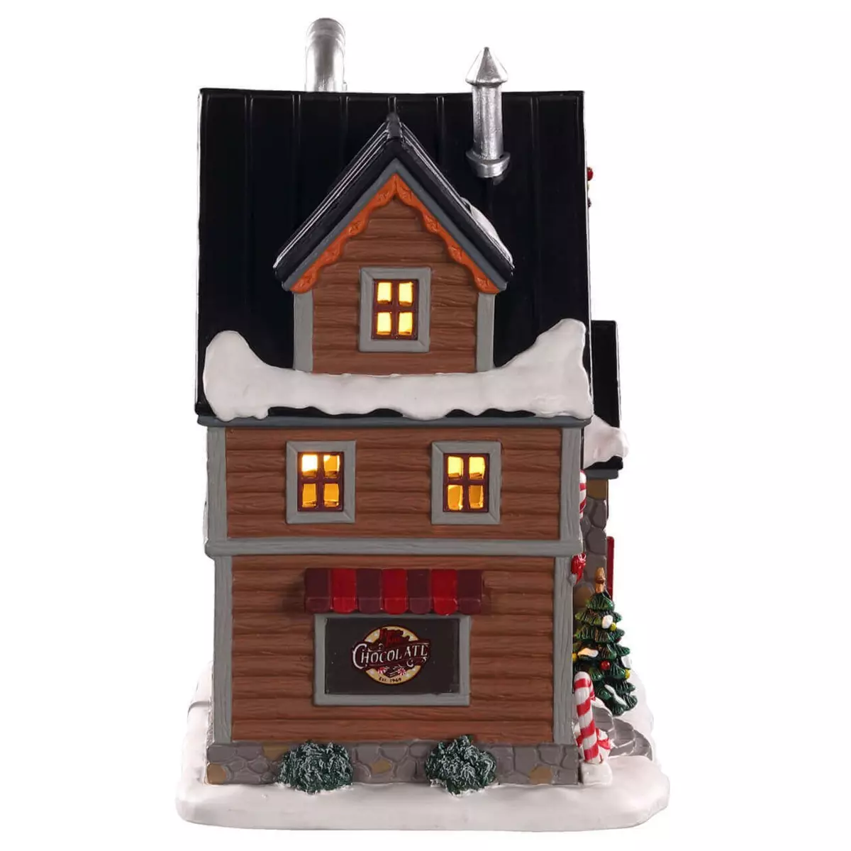 Village de Noël Lemax à piles lumineux Fabrique Pour l'amour du chocolat 2