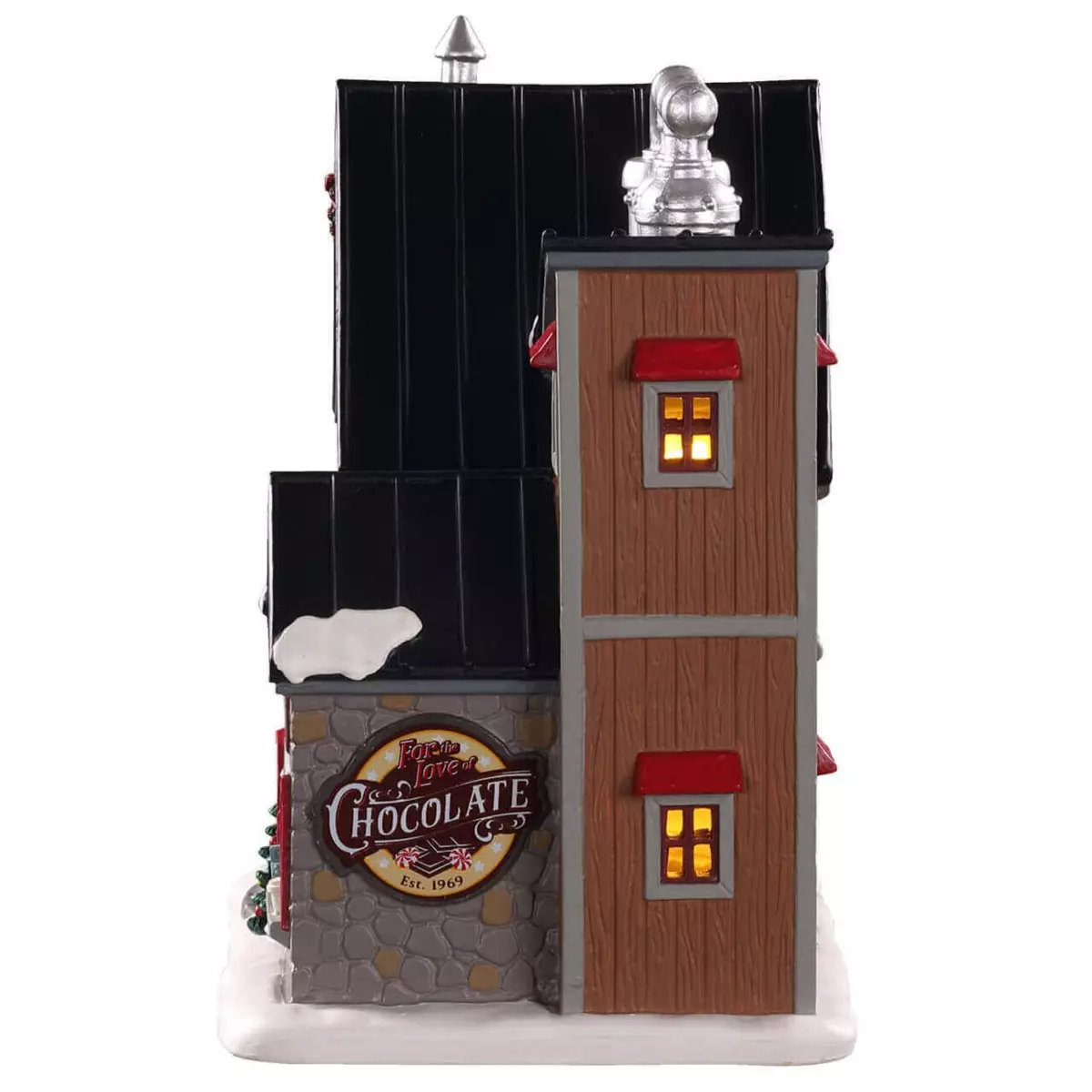 Village de Noël Lemax à piles lumineux Fabrique Pour l'amour du chocolat 3