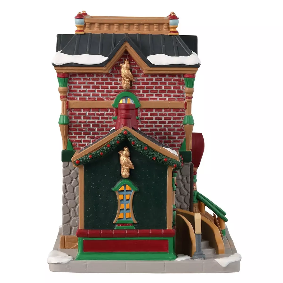 Village de Noël Lemax à piles lumineux La Perdrix et la Poire 3