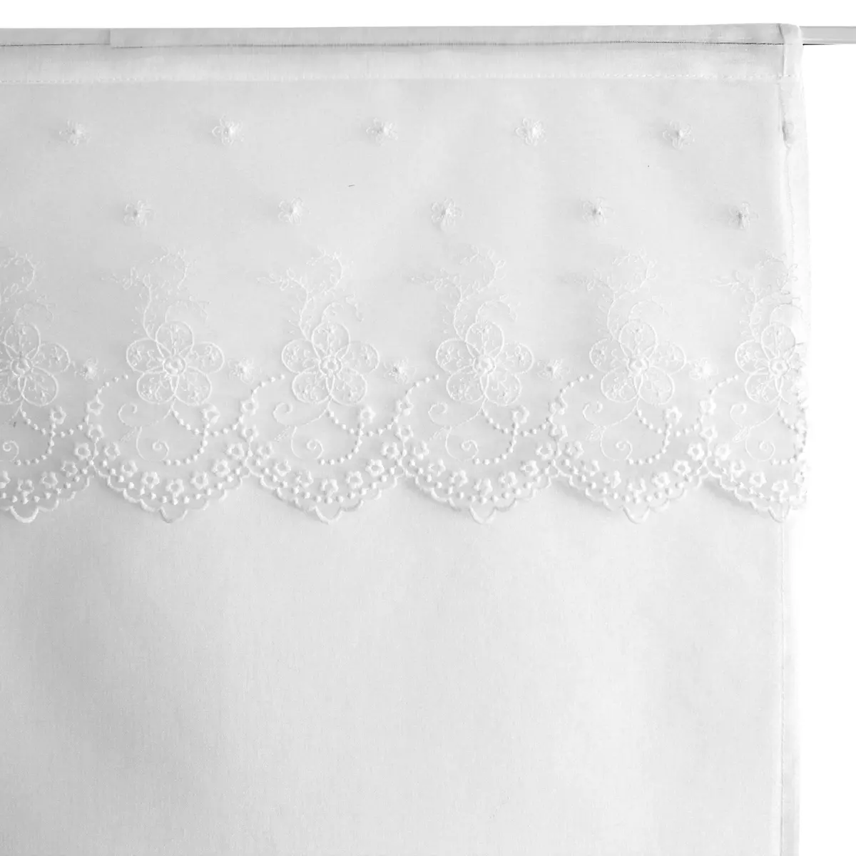 Juego de visillos (60 x 120 cm) Massala Blanco