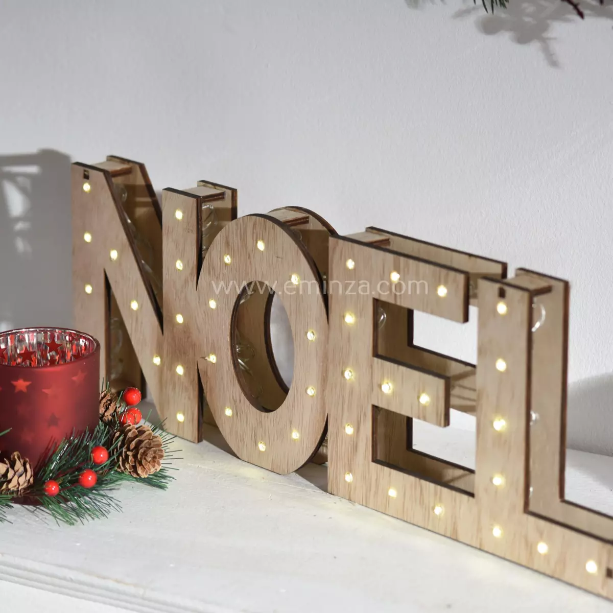 Lettere luminose "Noël" Bianco caldo 41 LED 1