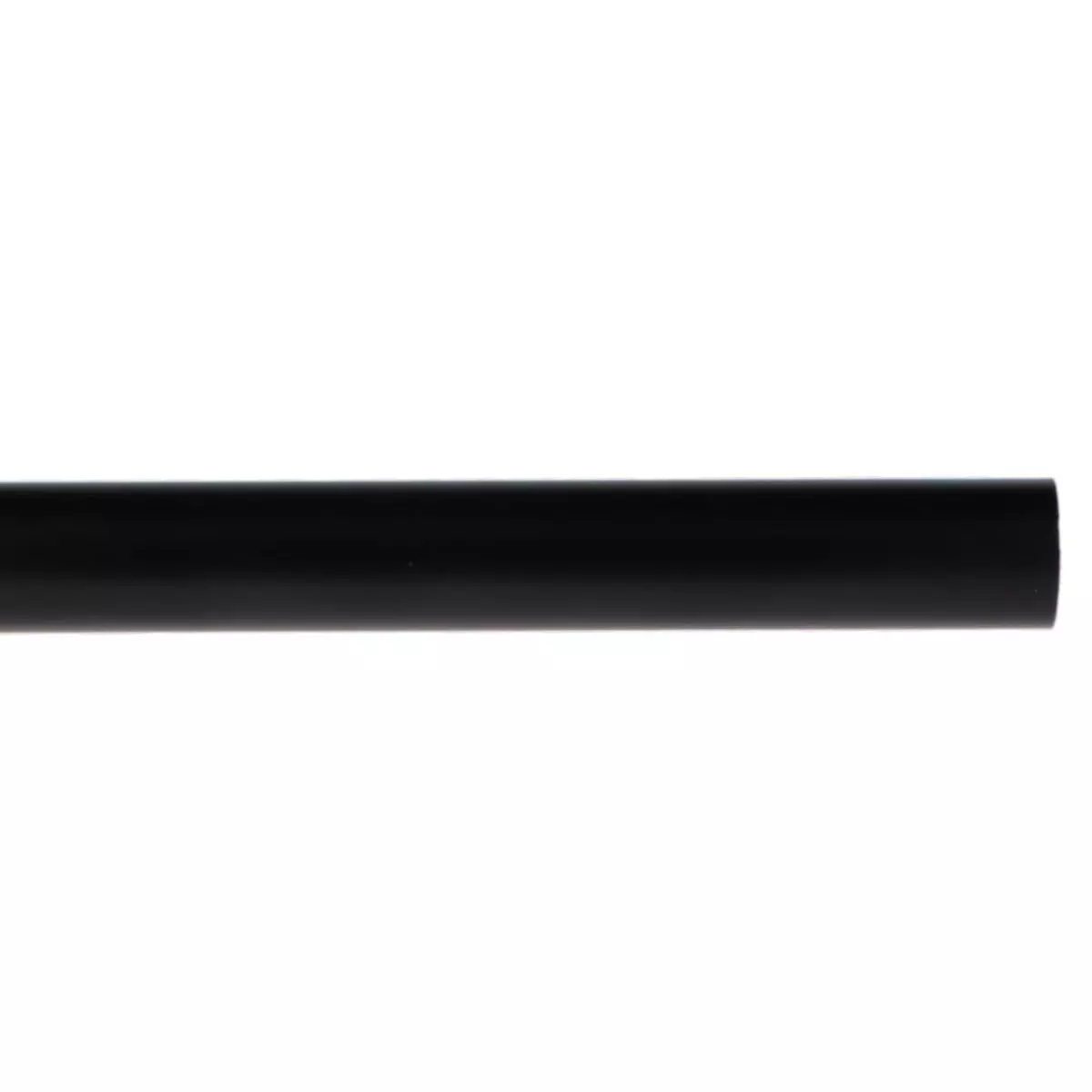 Tringle rideau métal extensible (L185 - 350 cm / D28 mm) Lino Noir mat 1