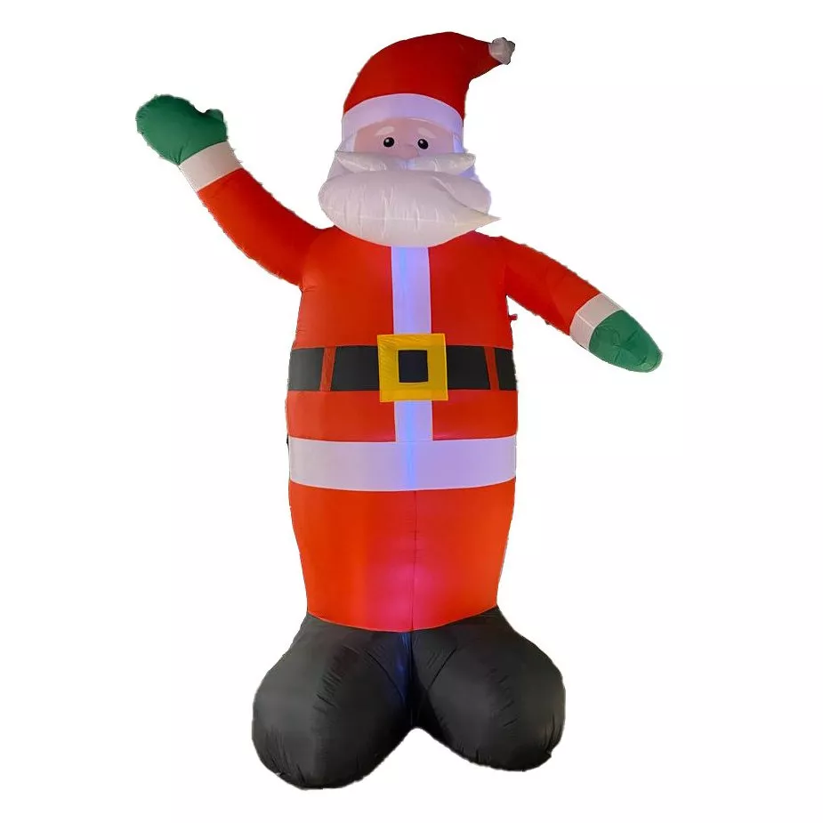Opblaasbare kerstman Géant lichtgevend