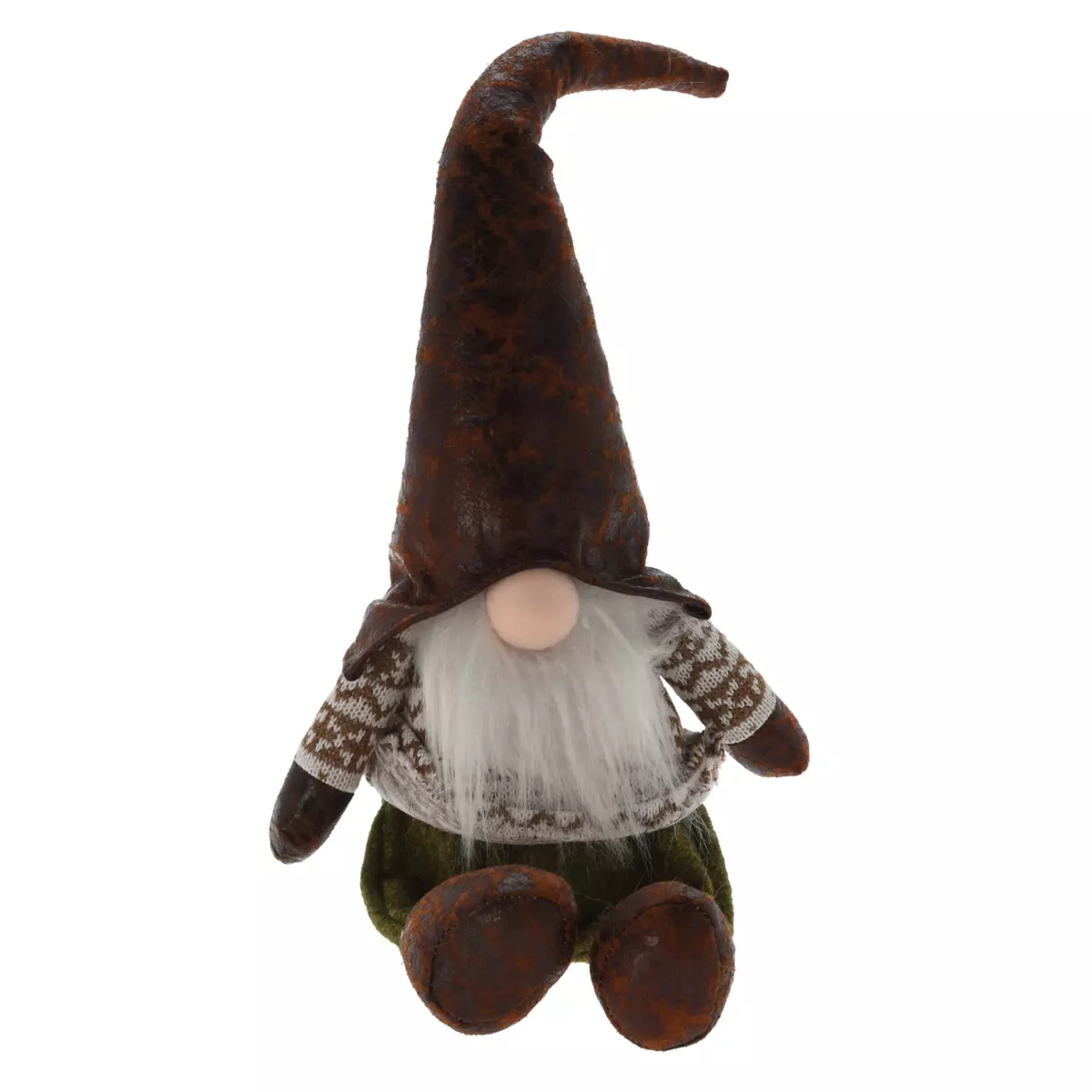 Lutin de Noël Cristi Marron H50 cm 1