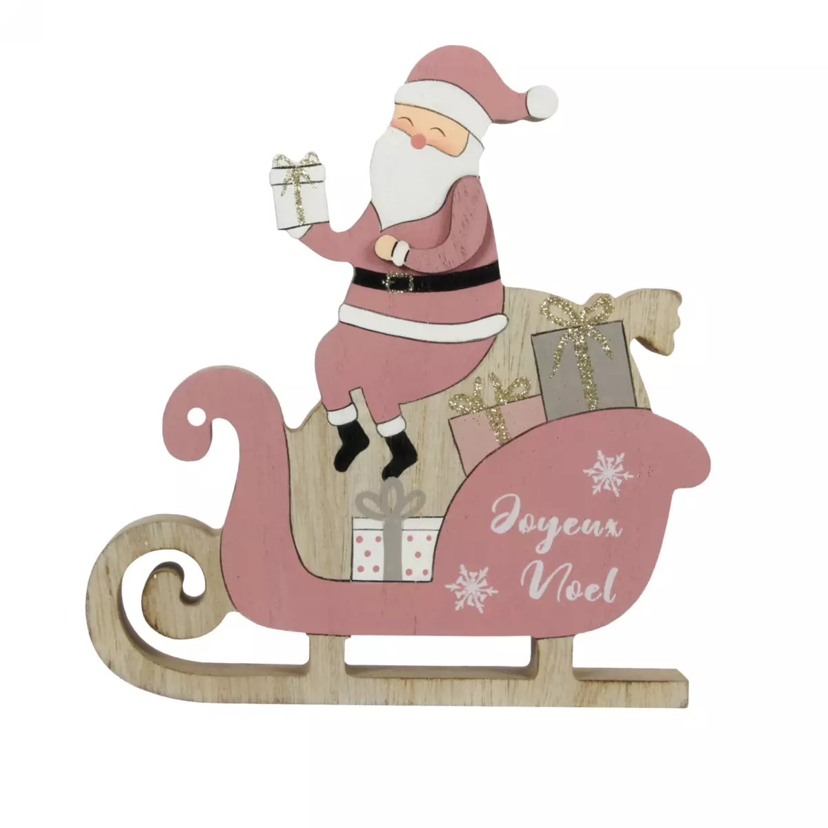 Babbo Natale slitta rosa 2