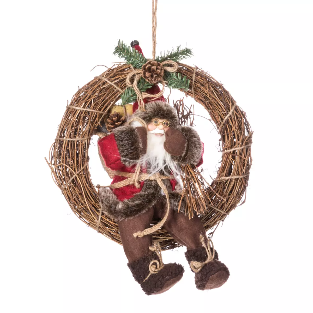 Papá Noël sobre corona Héctor 1