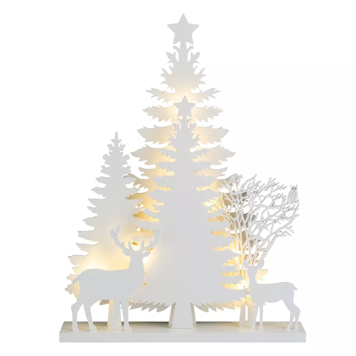 Scena luminosa Foresta a pile Bianco caldo
 3