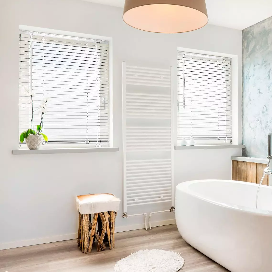 Store vénitien (50 x 130 cm) PVC Blanc 2