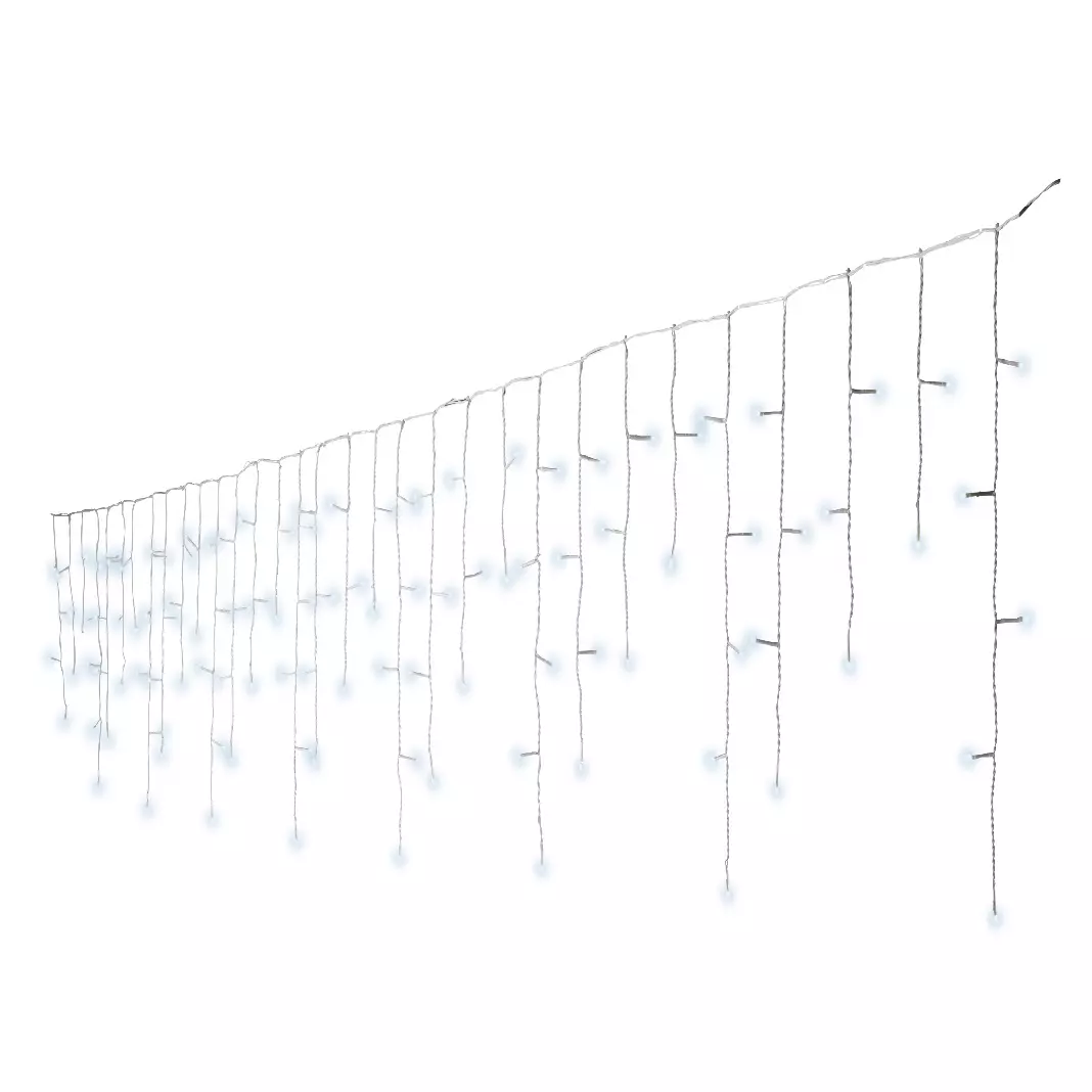 Stalattitie luminosa lung.20 m Bianco freddo 490 LED CB 4