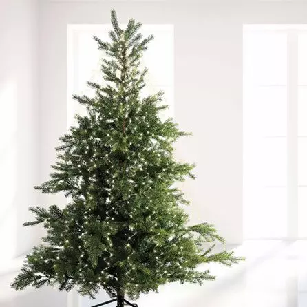 Cortina de luces para árbol Micro led H1,80 m Blanco frío 408 LED 3