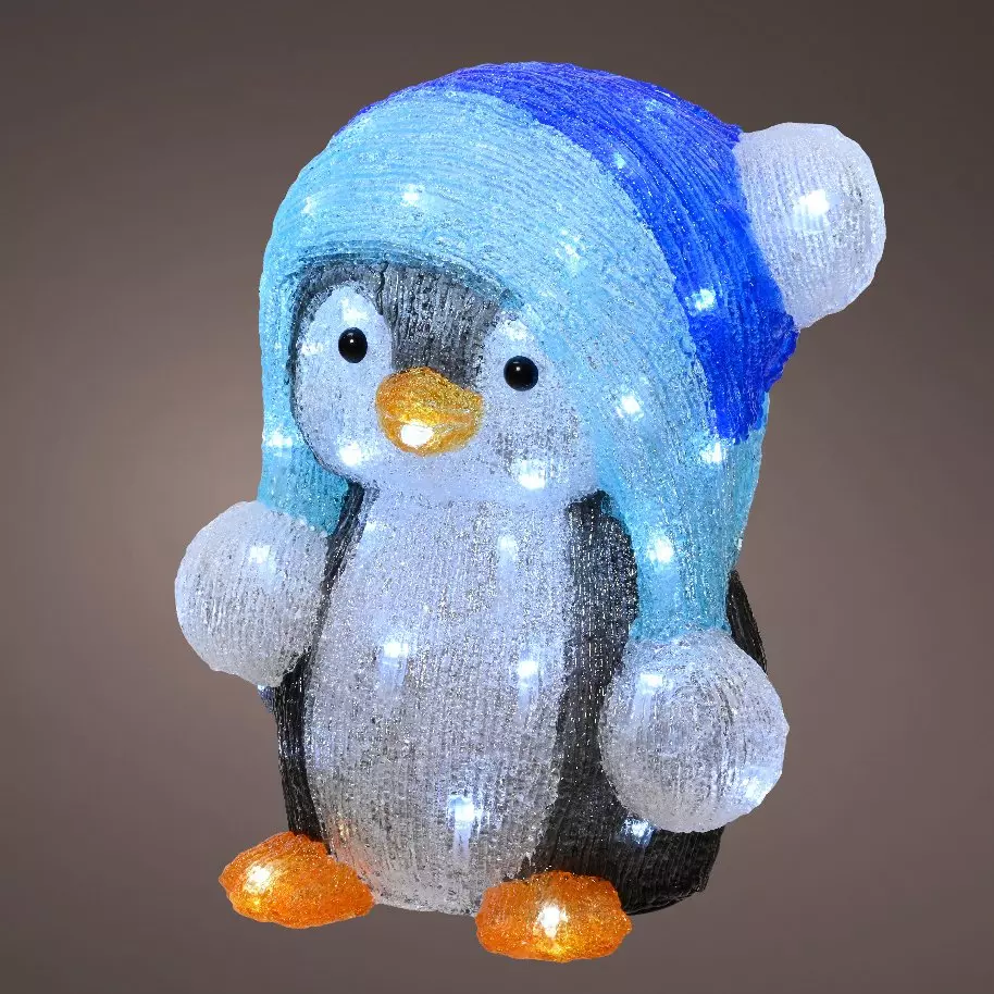 LED Pinguin Fripon Kaltweiß 60 LEDs