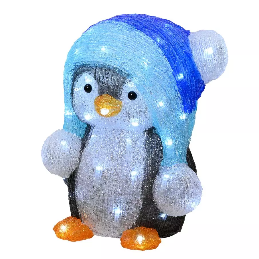 LED Pinguin Fripon Kaltweiß 60 LEDs