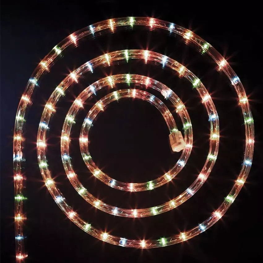 Verlichte slang 10 m Veelkleurig 180 LED 2