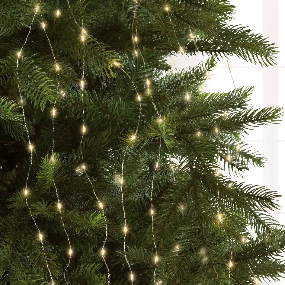 Lichterkette Cluster Micro LED Warmweiß 640 LEDs