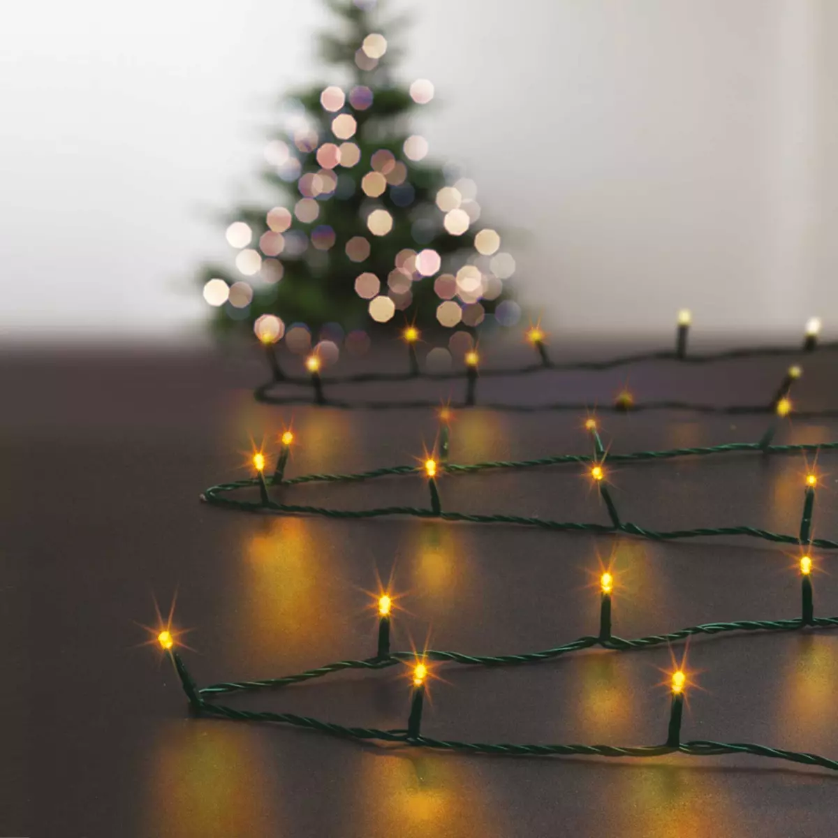 Lichtsnoer met Timer 20 m Warm wit 200 LED KG 2