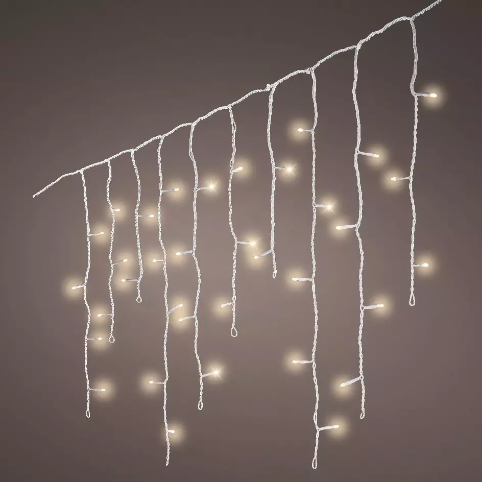 Stalattitie luminosa lung.7,50 m Bianco caldo 175 LED CB 3