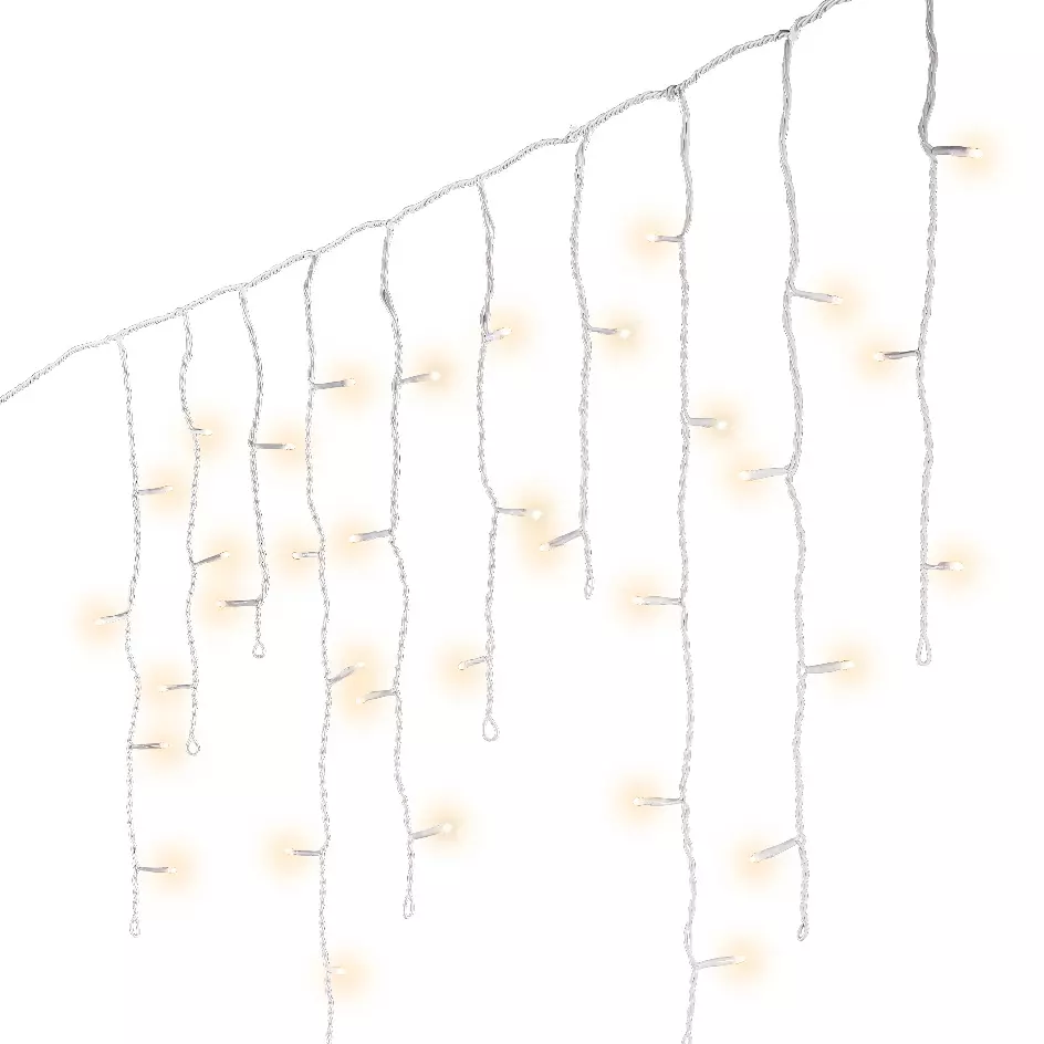 Stalattitie luminosa lung.7,50 m Bianco caldo 175 LED CB 4