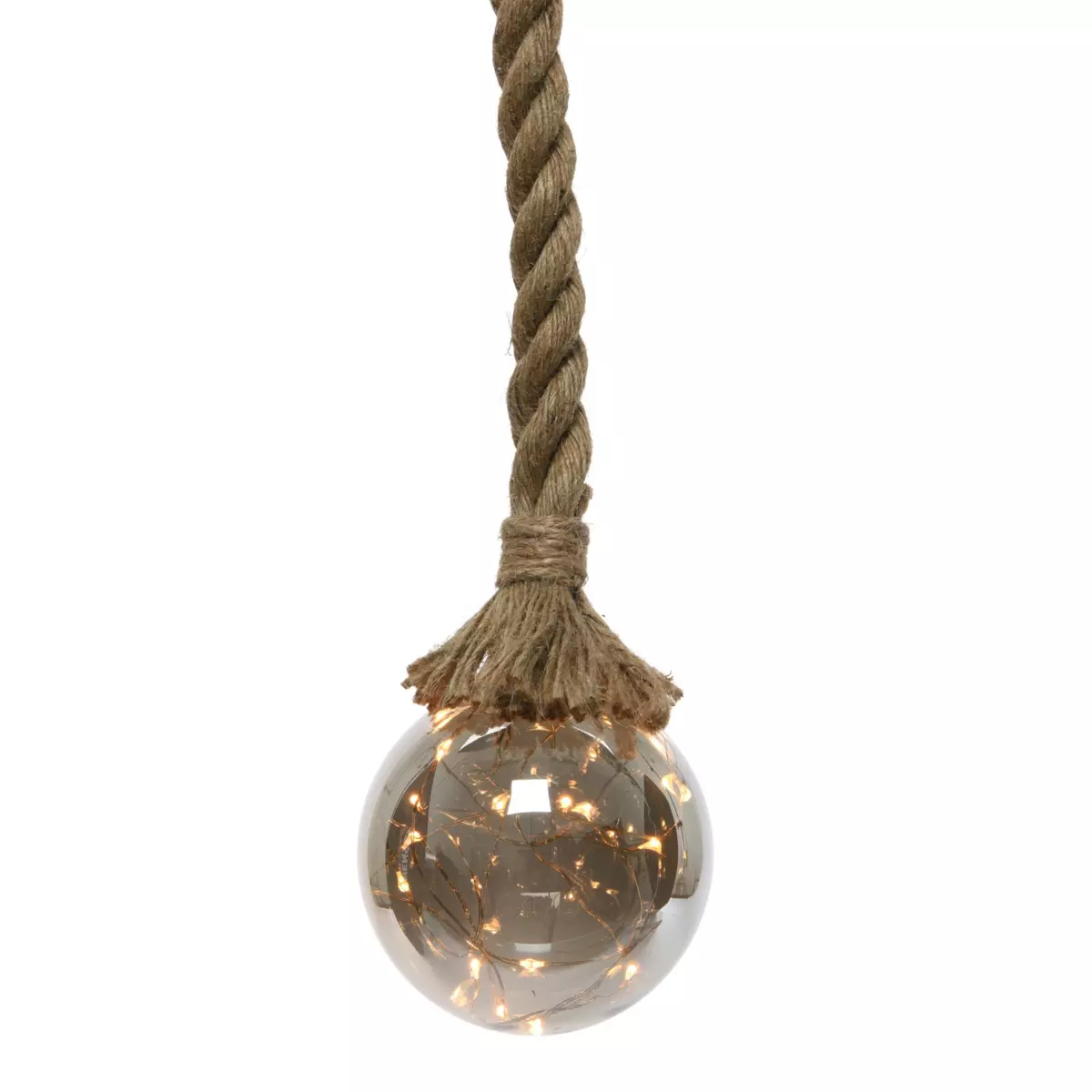 Suspension lumineuse à piles Balle Blanc chaud 30 LED 4