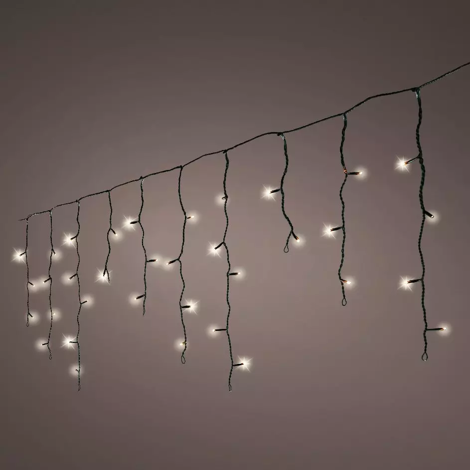 Stalactite lumineuse Stars L5 m Blanc chaud 119 LED CN 2