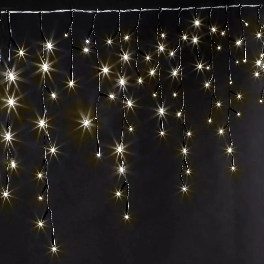 Stalactite lumineuse Stars L5 m Blanc chaud 119 LED CN 3