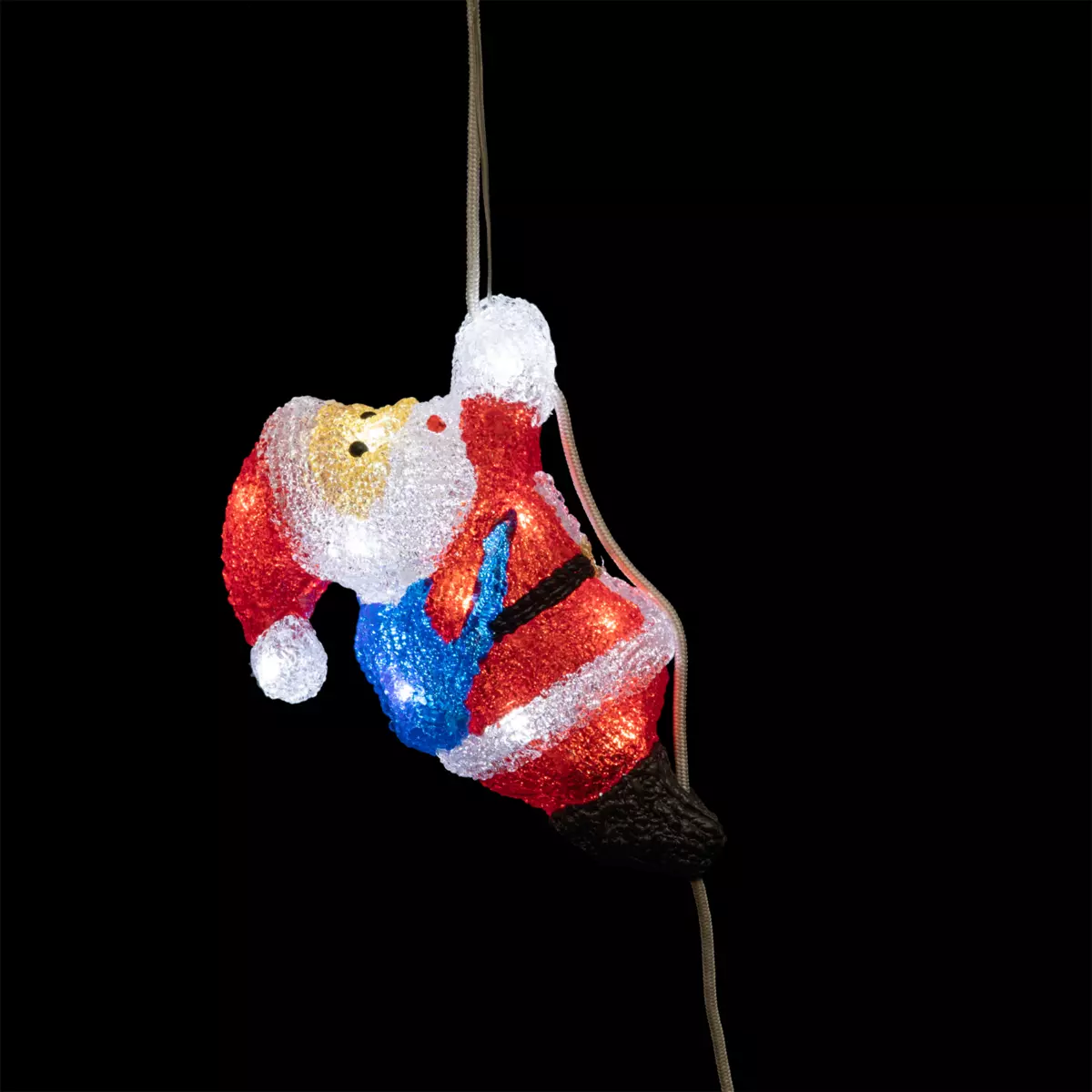 Verlichte kerstman Jeannot Koudwit 20 LED 1