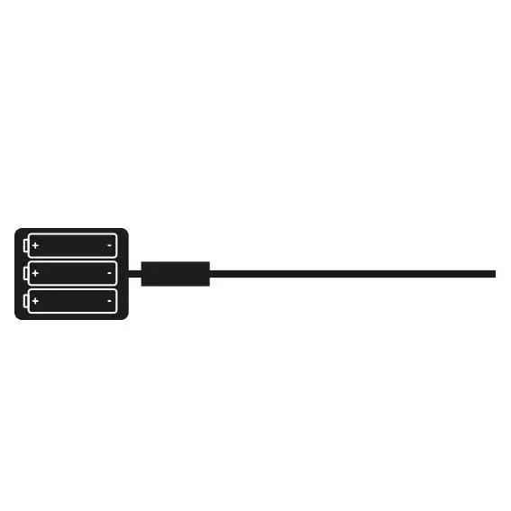 Filet lumineux Durawise à piles D50 cm Blanc chaud 84 LED 4