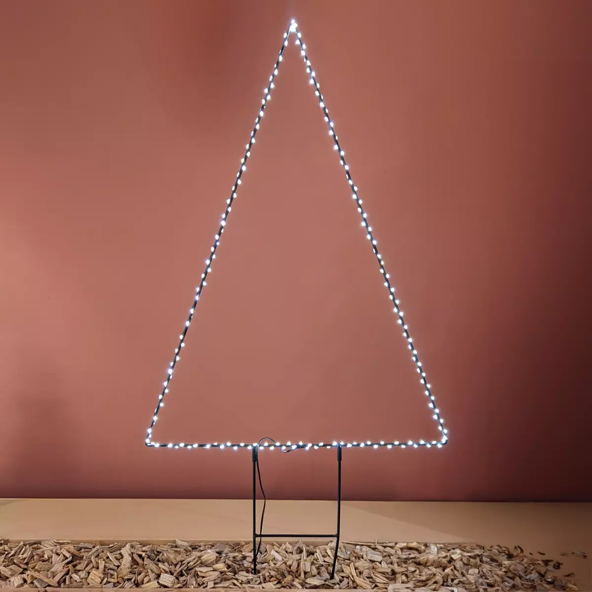 Pyramide lumineuse Crystal Blanc chaud 180 LED
