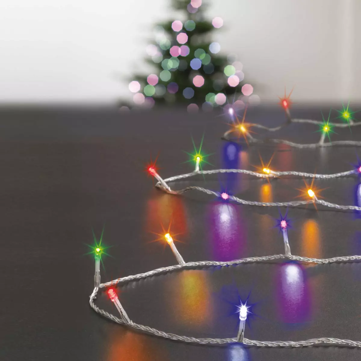 Lichtsnoer met Timer 50 m Veelkleurig 500 LED KT 2