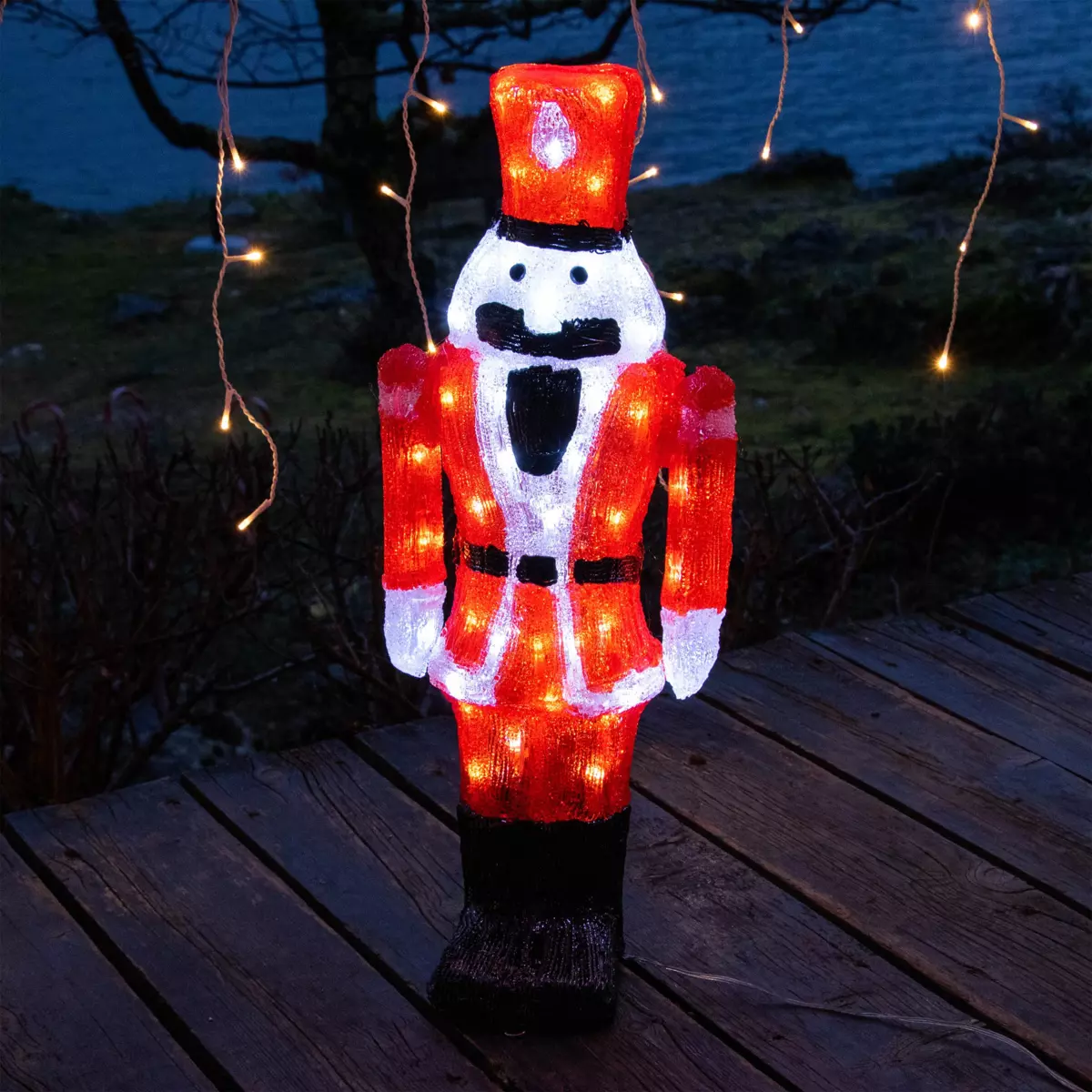 Verlichte soldaat Matheus Koud wit 60 LED 1