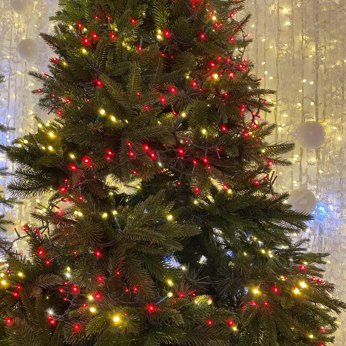 Guirlande lumineuse Bicolore Flashing light 8 m Rouge et blanc chaud 128 LED 2