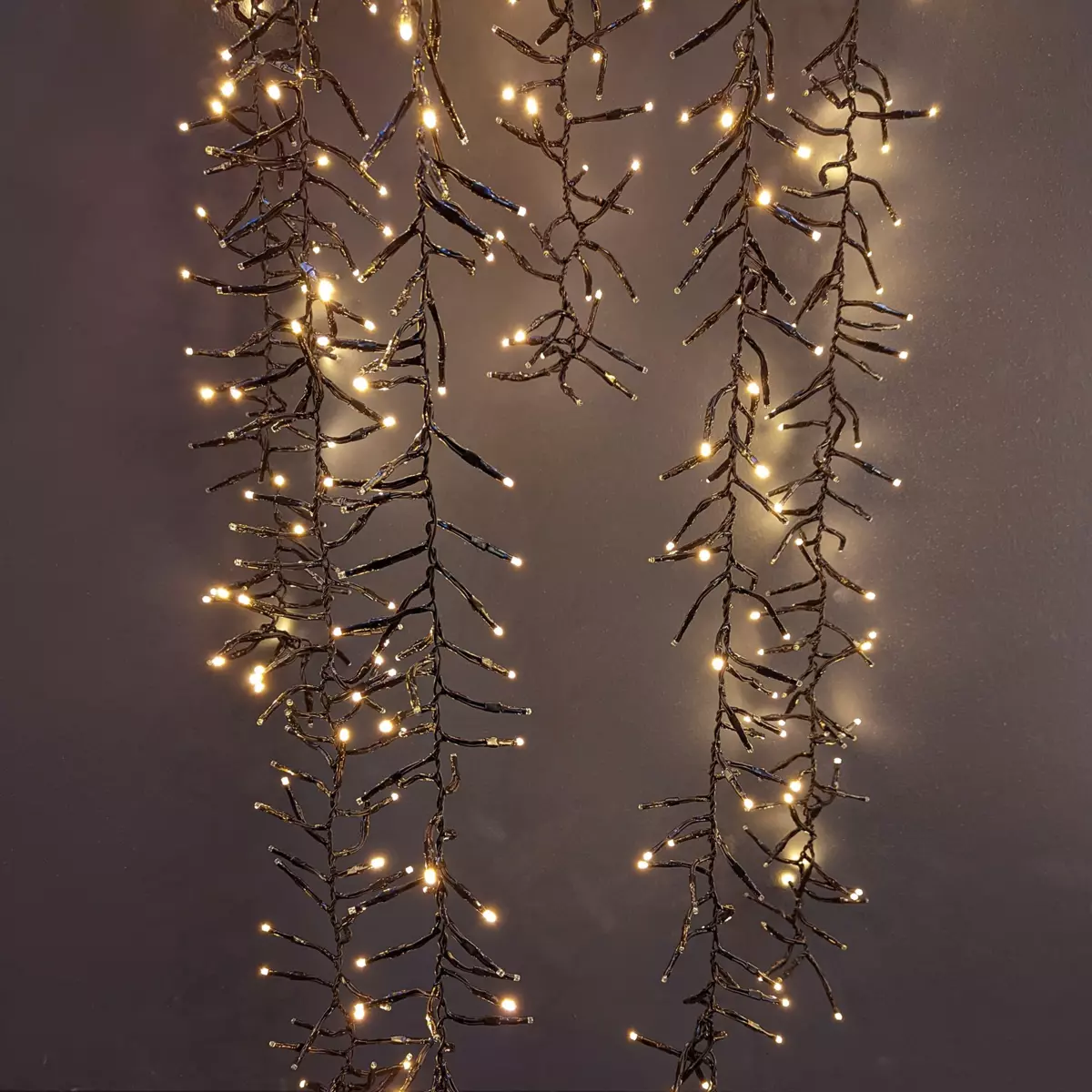 Cascade lumineuse effet scintillant L2 m Blanc chaud 480 LED CN 1