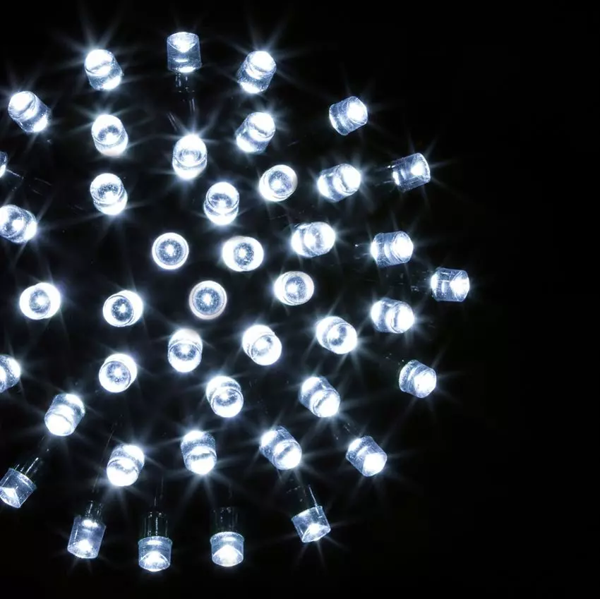 Lichtsnoer met Timer 10 m Koud wit 100 LED KG 3