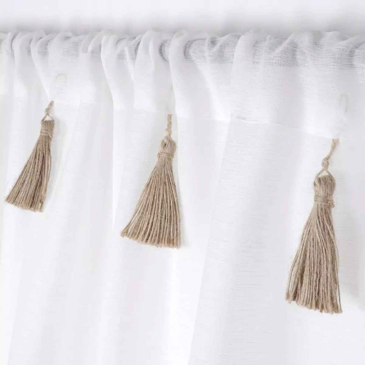 Gardine (140 x 260 cm) Ibiza Cremeweiß 3