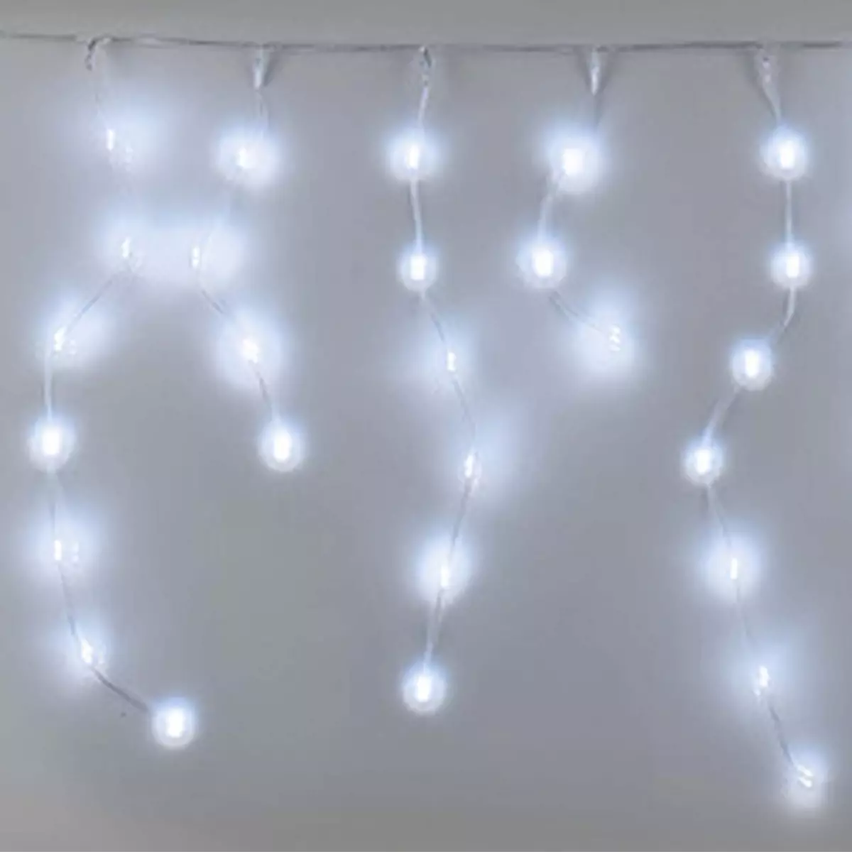 Stalattite luminosa lung.9,50 m Icicle Bianco freddo 480 LED CT 2