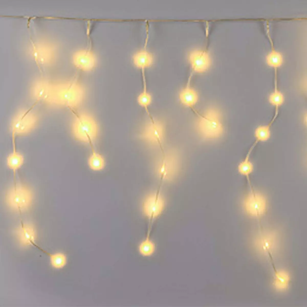 Stalactite lumineuse L9,50 m Icicle Blanc chaud 480 LED CT 2