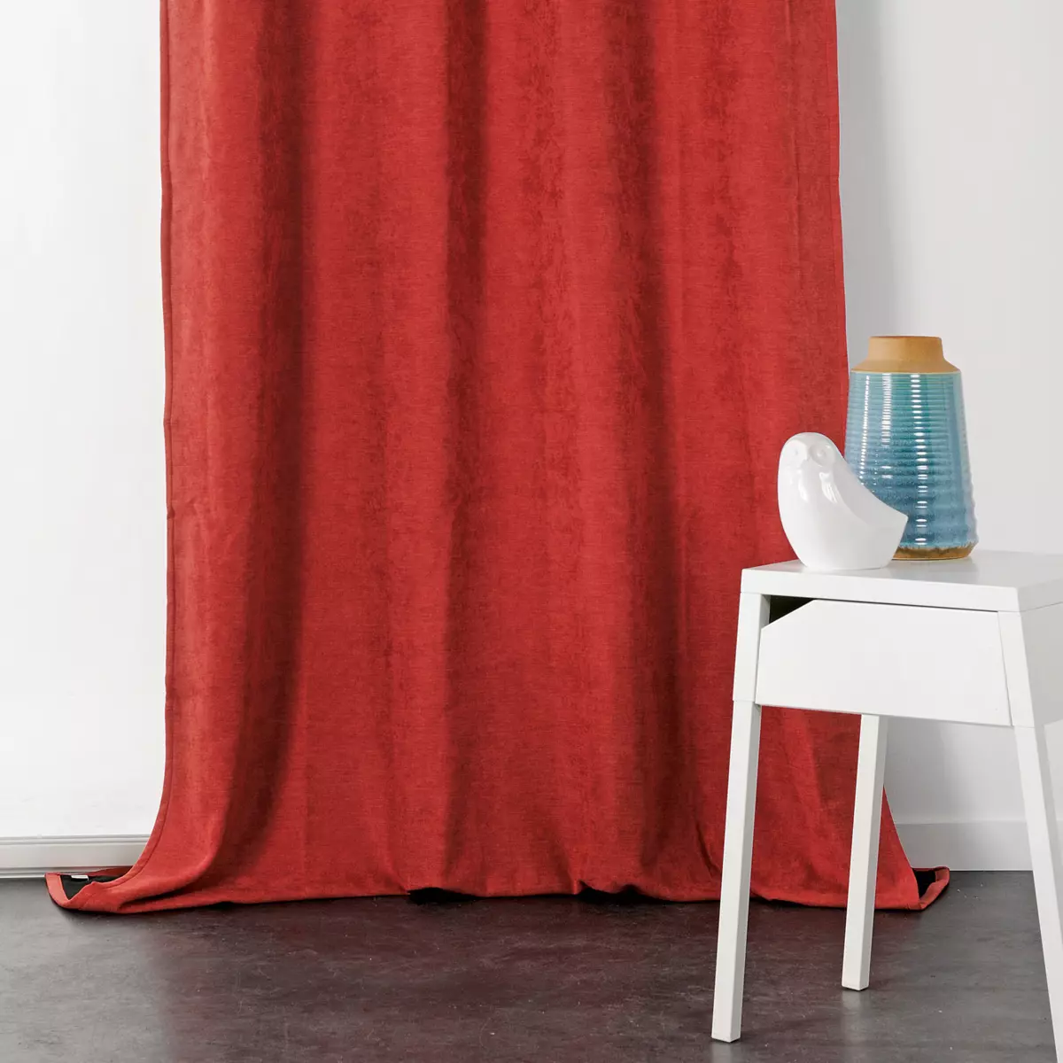 Isolerend verduisteringsgordijn (140 x H260 cm) Alaska Terracotta 5